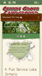 Mobile Screenshot of cherrygrovecampground.com